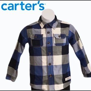 Oh So Plush & Warm Plaid Button Down Top